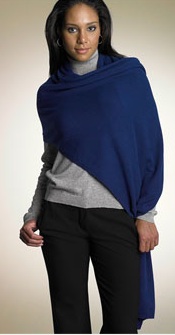 Cashmere Sweater Knit Wrap