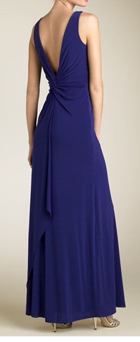 Laundry by Shelli Segal Twist Front Jersey Gown (Not Actual Dress) - Nordstrom