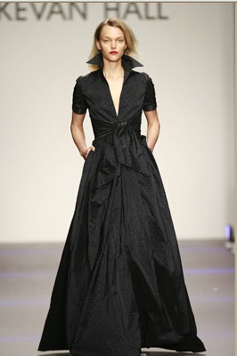 Kevan Hall Black Gown