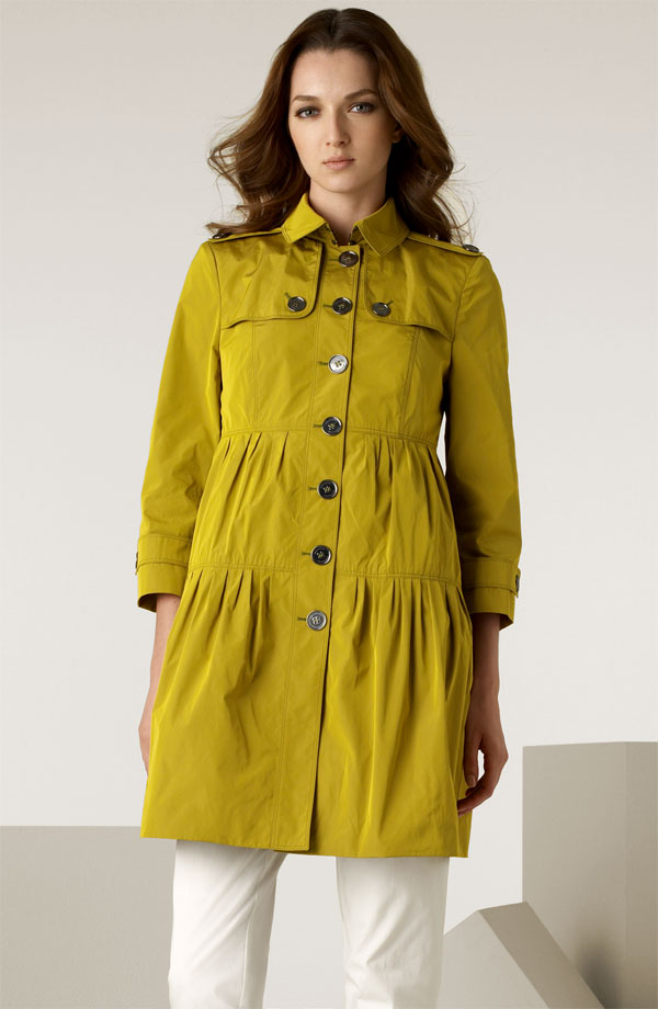 Burberry Technical Taffeta Jacket in Citrine