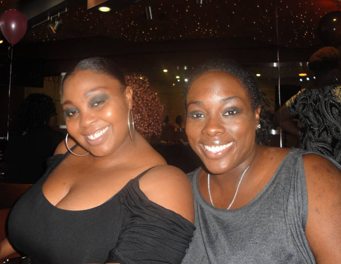 Keka R. (L) and guest Danielle W.