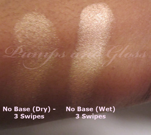 Sephora Prisma Chrome Eye Shadow - Shimmery Sand Swatch