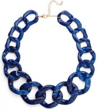 BaubleBar Sapphire Chunky Chain Collar