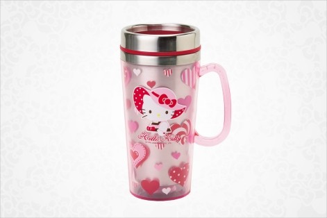 Hello Kitty Stainless Steel Mug - Heart