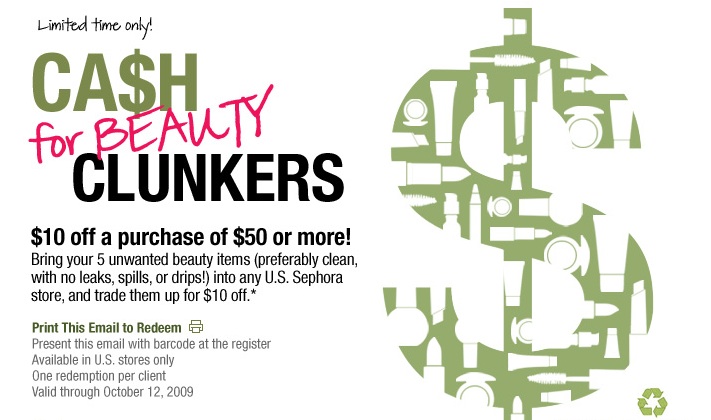 Cash for Beauty Clunkers